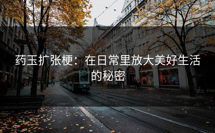 药玉扩张梗：在日常里放大美好生活的秘密